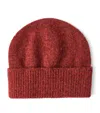 Brunello Cucinelli Alpaca, Wool, Silk And Cotton Beanie In Orange