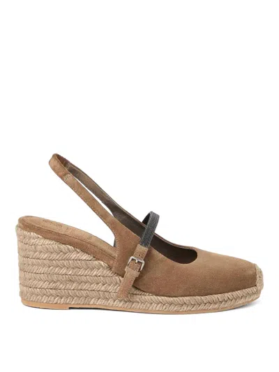 BRUNELLO CUCINELLI SUEDE ESPADRILLAS