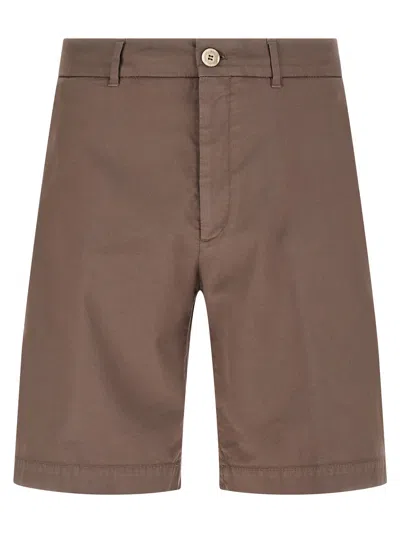 Brunello Cucinelli American Pima Cotton Bermuda Shorts Bermuda And Short Brown