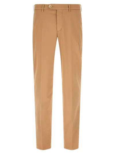 Brunello Cucinelli American Pima Cotton Pants Beige In Brown