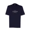 Brunello Cucinelli Cotton Crew Neck T-shirt With Graphic Print In Black