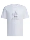 Brunello Cucinelli Cotton Anamnesis Print T-shirt In White