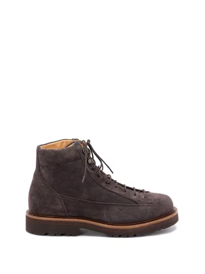 Brunello Cucinelli Ankle Boots In Brown