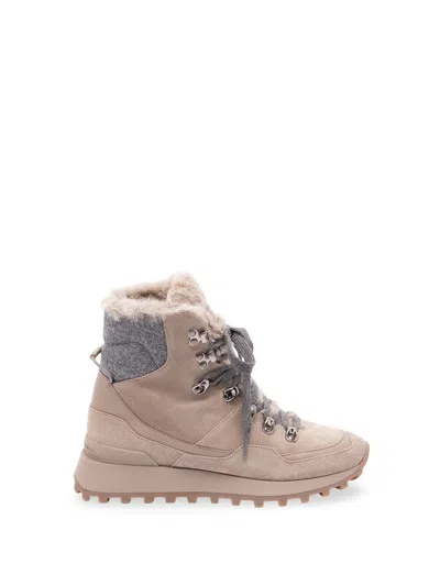 Brunello Cucinelli Ankle Boots In Pink