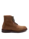 Brunello Cucinelli Suede Leather Ankle Boots In Brown