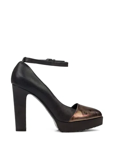 Brunello Cucinelli Ankle-strap Platform Sandals In Brown