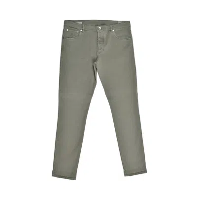 Brunello Cucinelli Army Cotton Slim Fit Jeans In Green