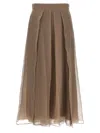 Brunello Cucinelli "paneled Circle" Skirt
