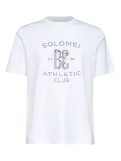BRUNELLO CUCINELLI ATHLETIC CLUB-PRINT T-SHIRT
