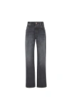 Brunello Cucinelli Authentic Denim Trousers In Gray