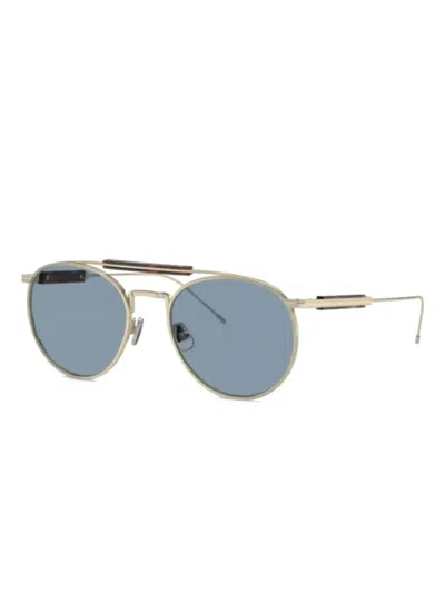 Brunello Cucinelli Aviator-frame Sunglasses In Gold