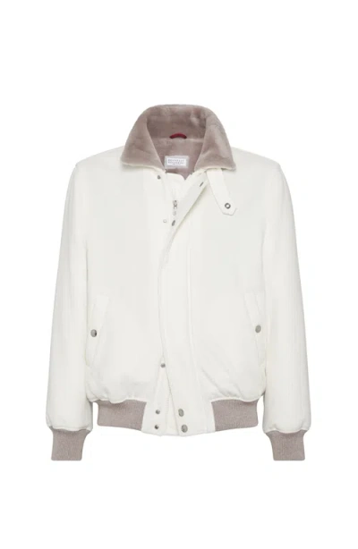 BRUNELLO CUCINELLI BRUNELLO CUCINELLI AVIATOR JACKET