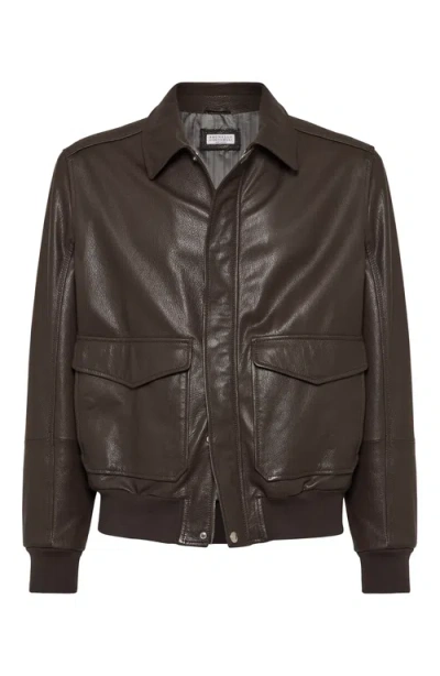 BRUNELLO CUCINELLI BRUNELLO CUCINELLI AVIATOR JACKET