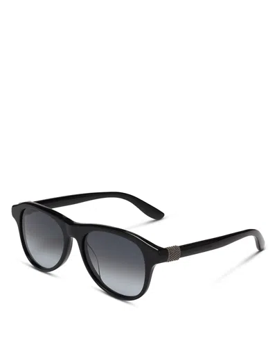 Brunello Cucinelli Aviator Sunglasses, 53mm In Black
