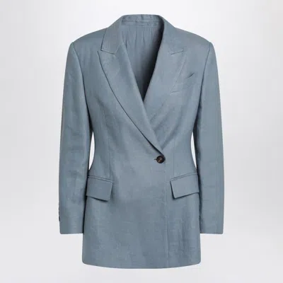 Brunello Cucinelli Avio-coloured Blend Jacket