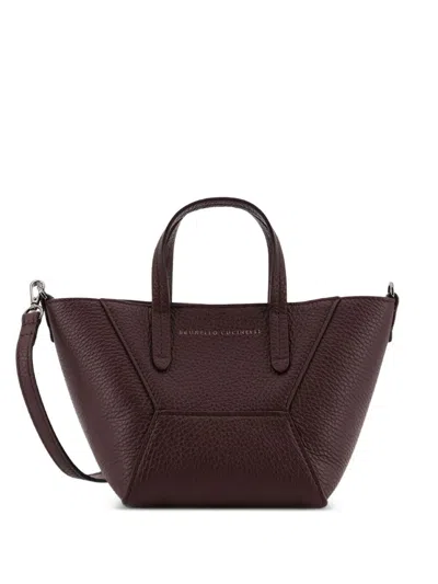 Brunello Cucinelli B C Duo In Burgundy