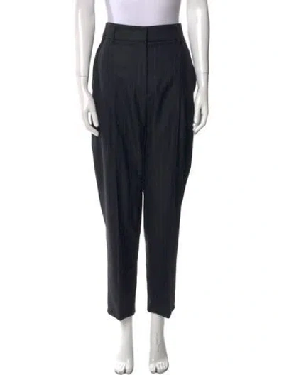 Pre-owned Brunello Cucinelli Back Pockets Are Basted Shut Straight Leg Pants In Gray