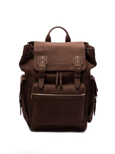 Brunello Cucinelli Backpack In Brown