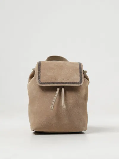 Brunello Cucinelli Backpack  Woman Color Brown In 棕色