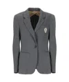 Brunello Cucinelli Badge-detail Blazer In Black