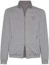 Brunello Cucinelli Silk-cotton-nylon Reversible Jacket In Grey
