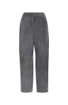 Brunello Cucinelli Baggy Crop Trousers In Lead