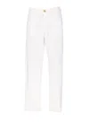 Brunello Cucinelli Straight-leg Cut Trousers In White