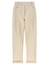 Brunello Cucinelli 'baggy Pull-on' Pants In Brown