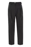 Brunello Cucinelli Women's Baggy Sartorial Wool Trousers