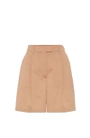 Brunello Cucinelli Baggy Shorts In Rust Brown
