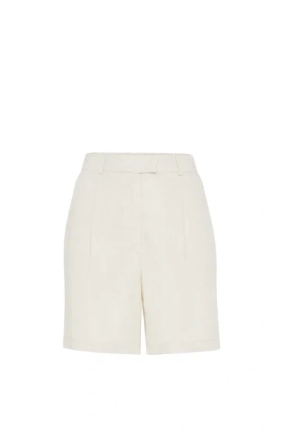 Brunello Cucinelli Baggy Shorts In Yuta