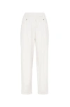 Brunello Cucinelli Baggy Trousers In Snow