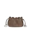 Brunello Cucinelli Leather Shoulder Bag In Brown