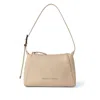 Brunello Cucinelli Leather Bc Duo Shoulder Bag In Beige