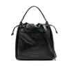 Brunello Cucinelli Soft Leather Mellow Bucket Bag In Black