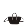 Brunello Cucinelli Duo Shearling Mini Shopper Tote Bag In Brown