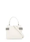 Brunello Cucinelli Monili Beaded Detail Shoulder Bag In Neutral