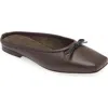 Brunello Cucinelli Ballet Bow Mule In Brown