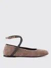 Brunello Cucinelli Ballet Flats  Woman Color Beige In Sand