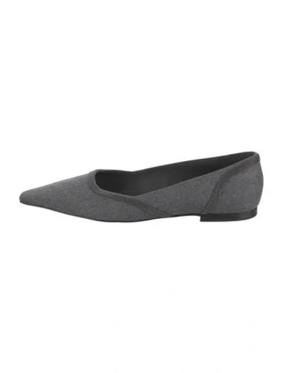 Pre-owned Brunello Cucinelli Ballet Flats In Gray