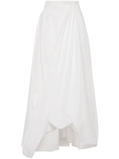 Brunello Cucinelli Baloon Skirt In White