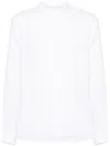 Brunello Cucinelli Band-collar Hemp Shirt In White