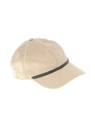 Pre-owned Brunello Cucinelli Baseball Cap In Brown