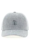 Brunello Cucinelli Baseball Cap In Gray