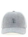 Brunello Cucinelli Baseball Cap In Gray