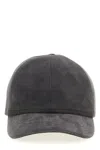 Brunello Cucinelli Baseball Cap In Gray