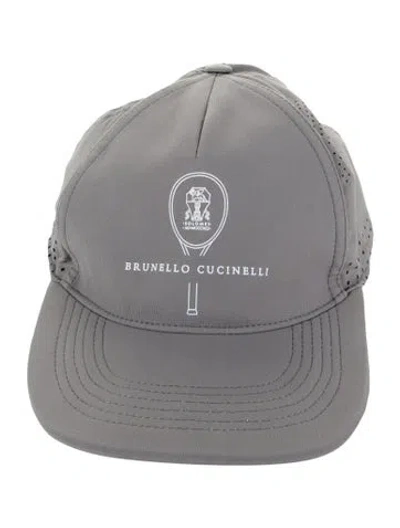 Pre-owned Brunello Cucinelli Baseball Cap In Gray