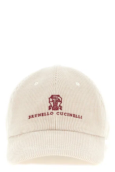 Brunello Cucinelli 'baseball' Cap In Neutral