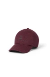 Brunello Cucinelli Baseball Cap With Embroidery In Purple