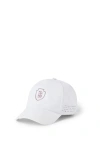 Brunello Cucinelli Men Baseball Cap In Tech Fabric With Logo In White
